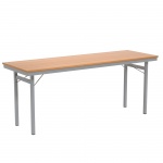 Klapptisch, 180x60 cm (B/T), 72 cm hoch, 4-Fuß, 
